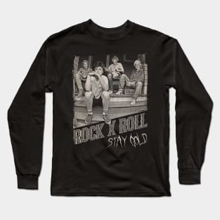 Rock X Roll Stay Gold Long Sleeve T-Shirt
